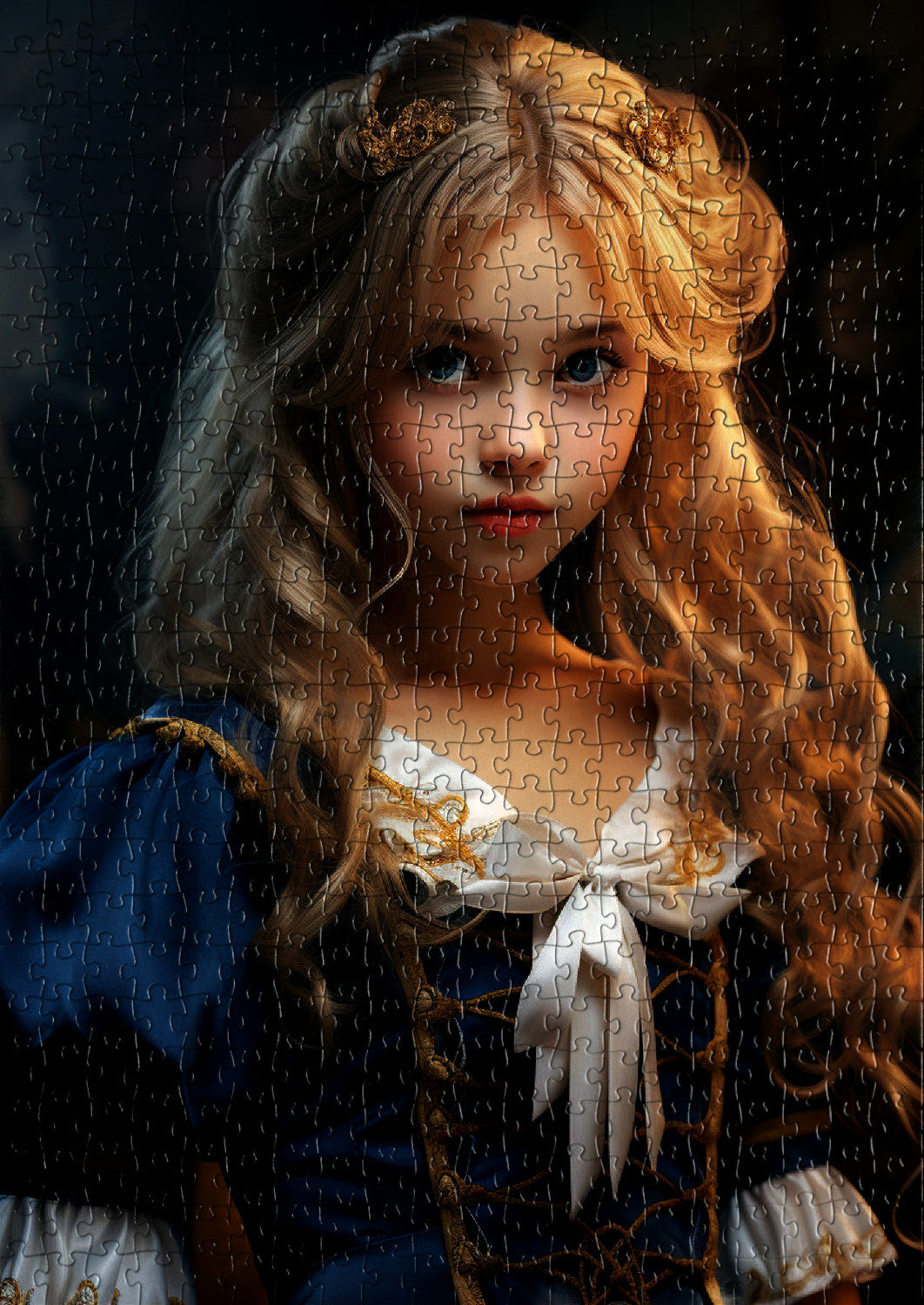 Little princess with a fairy tale touch