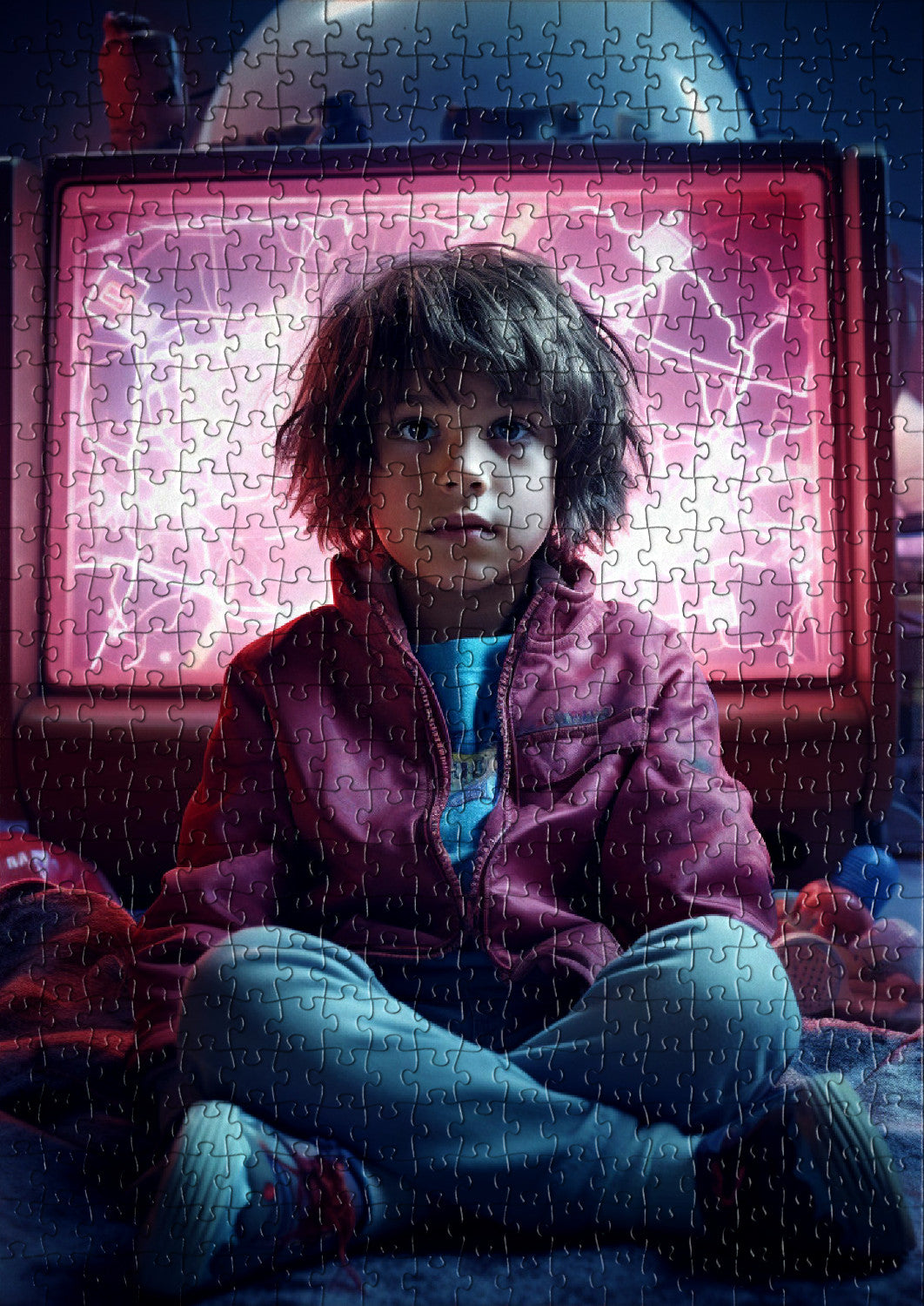 Little boy with a spooky theme