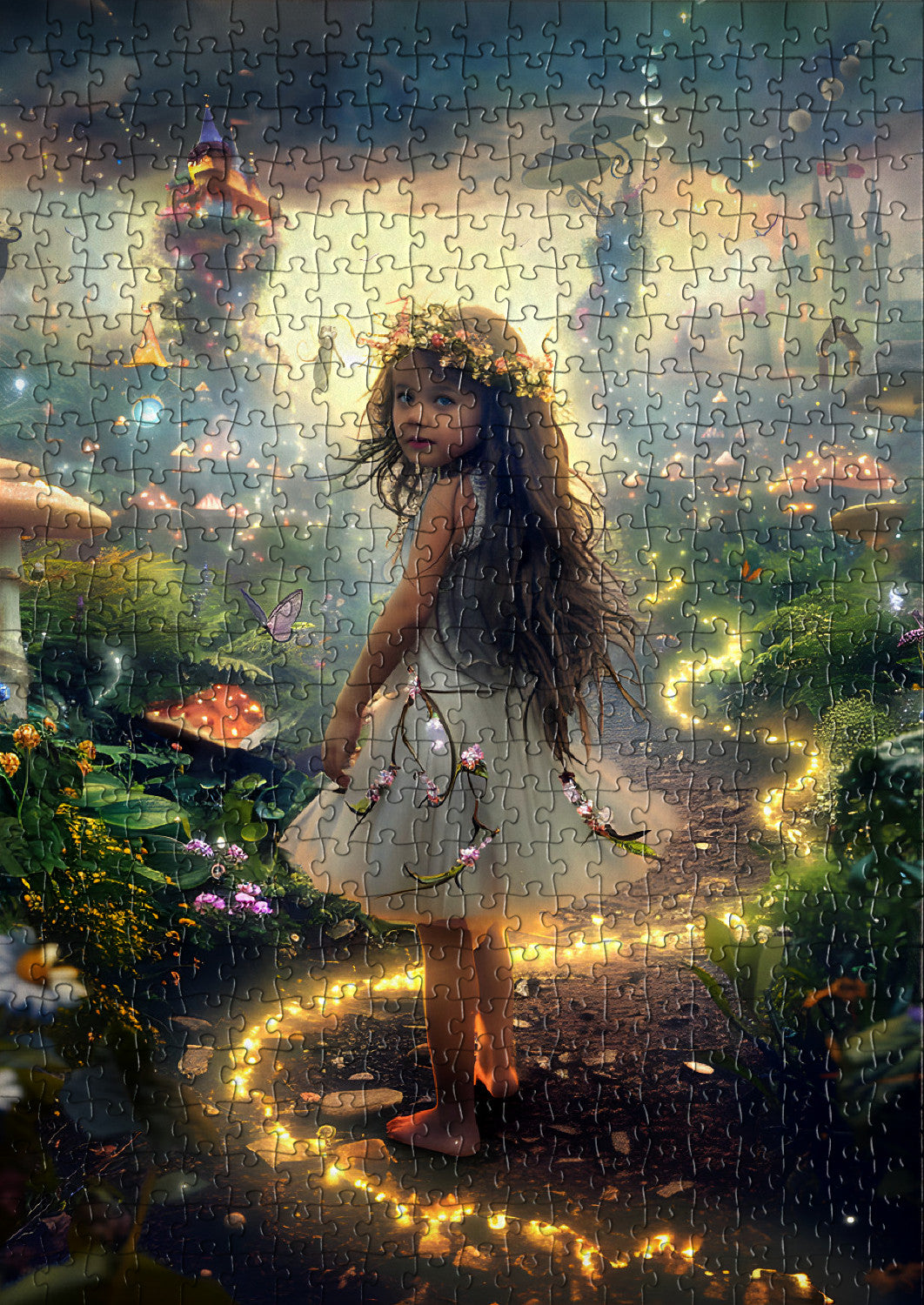 Petite fille au pays des merveilles