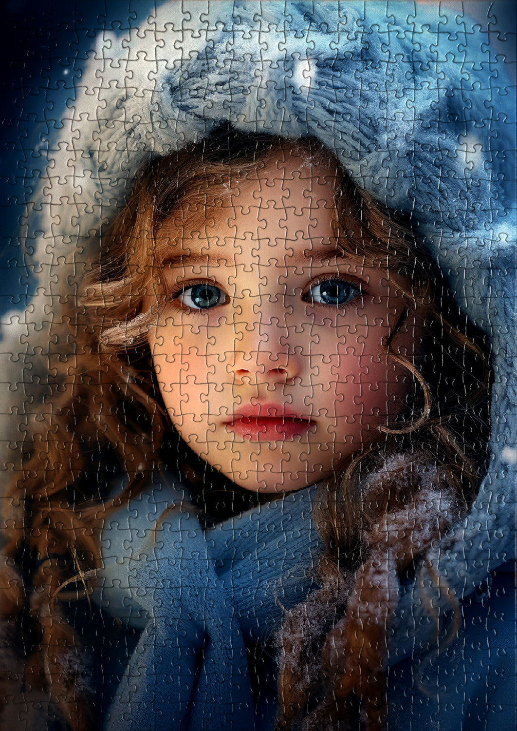 Magical Winter Girl Puzzle