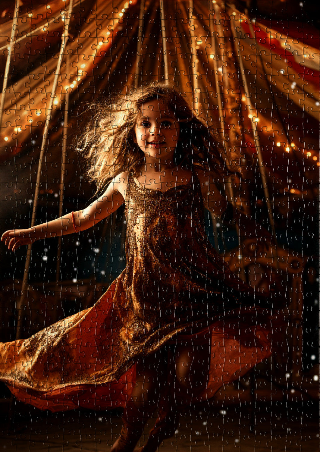Glitter girl with a sparkling fantasy touch