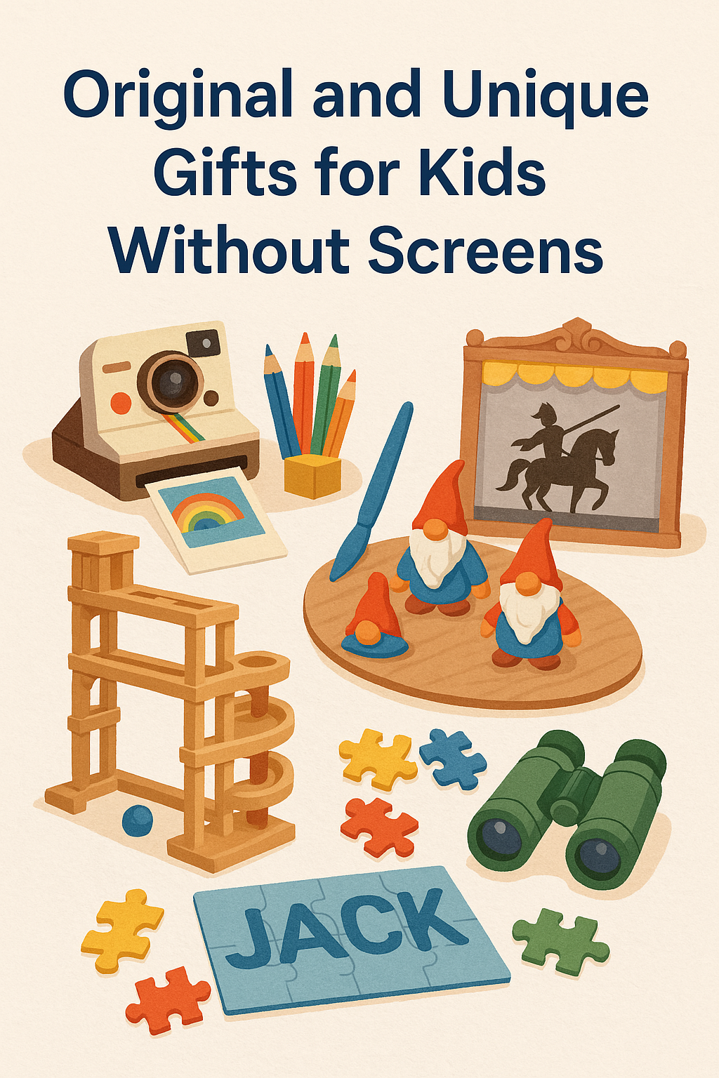 Illustration for Original and Unique Screen-Free Gifts for Kids