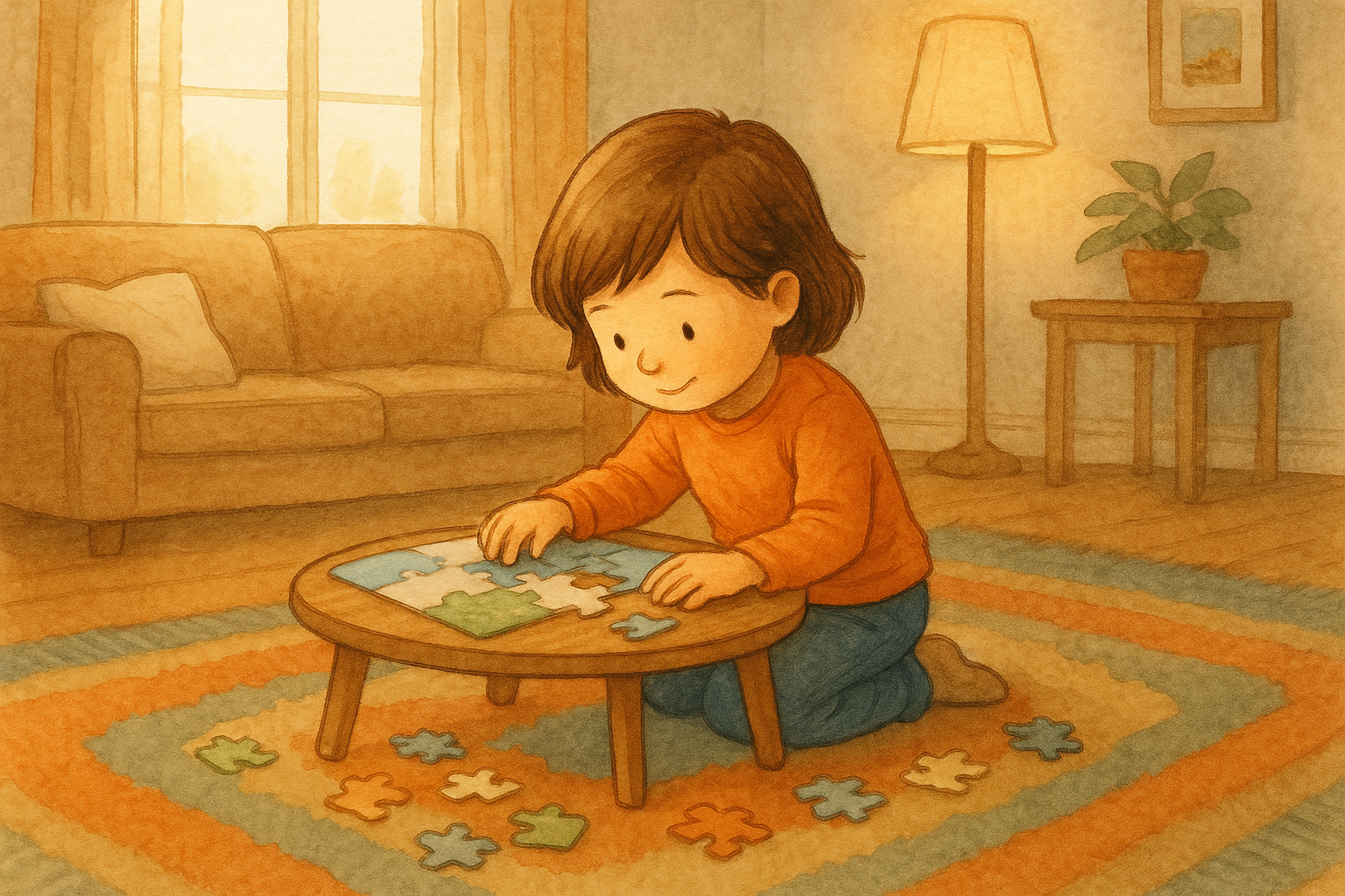 Illustration for The 30-Piece Personalized Puzzle: The Perfect Gift for 3 to 4-Year-Olds