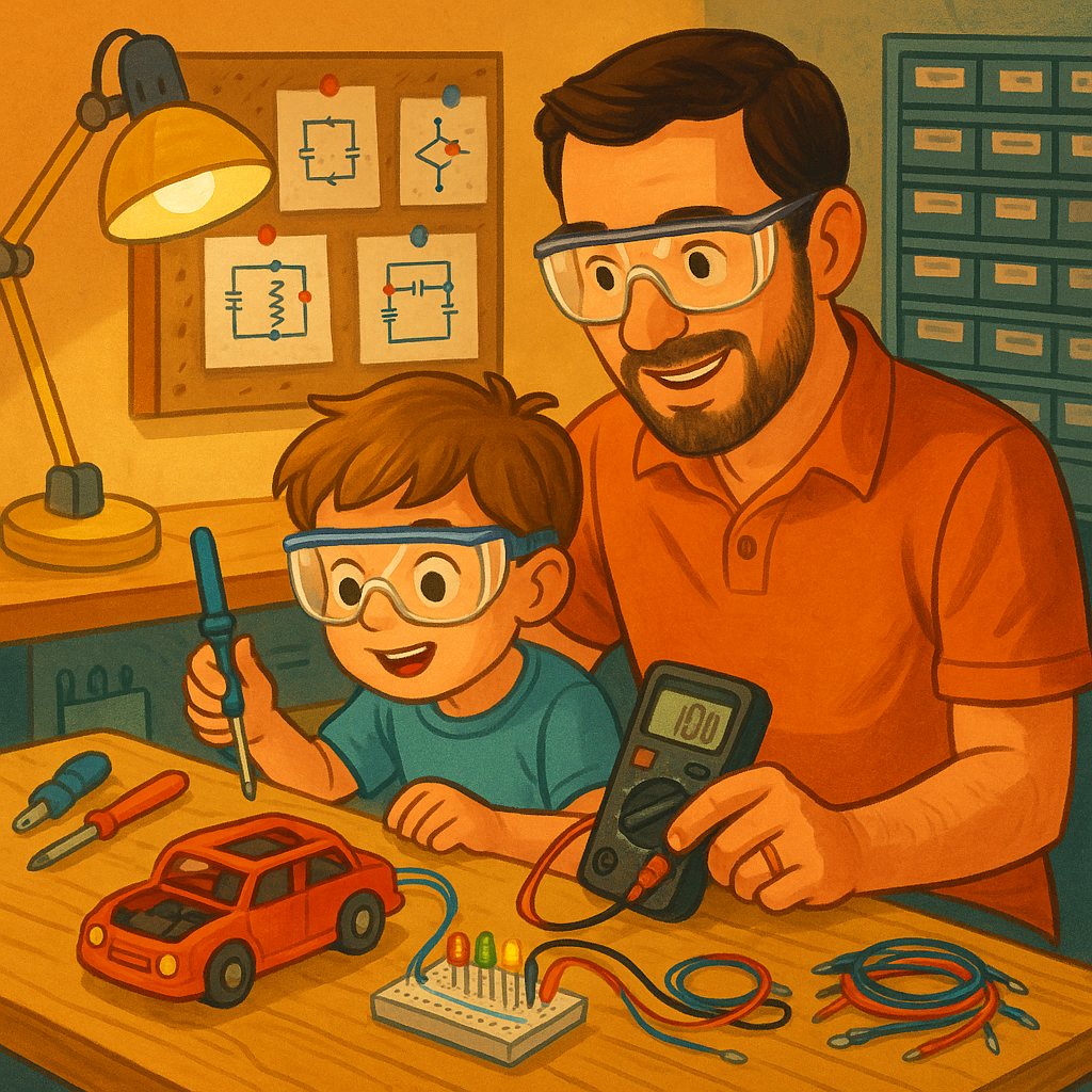 Illustration for How to Encourage a Child Who Loves Taking Things Apart - and How Dad Can Become the Ultimate Bricolage Buddy