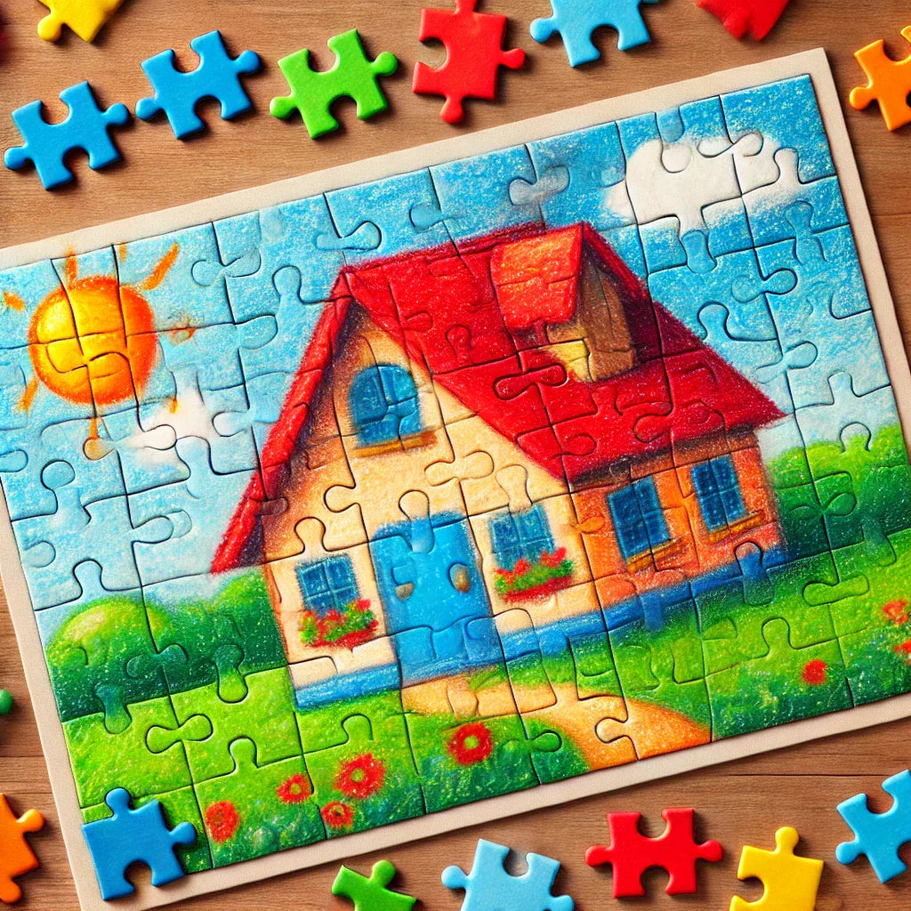 Illustration for How to Turn Your Child’s Drawing into a Jigsaw Puzzle