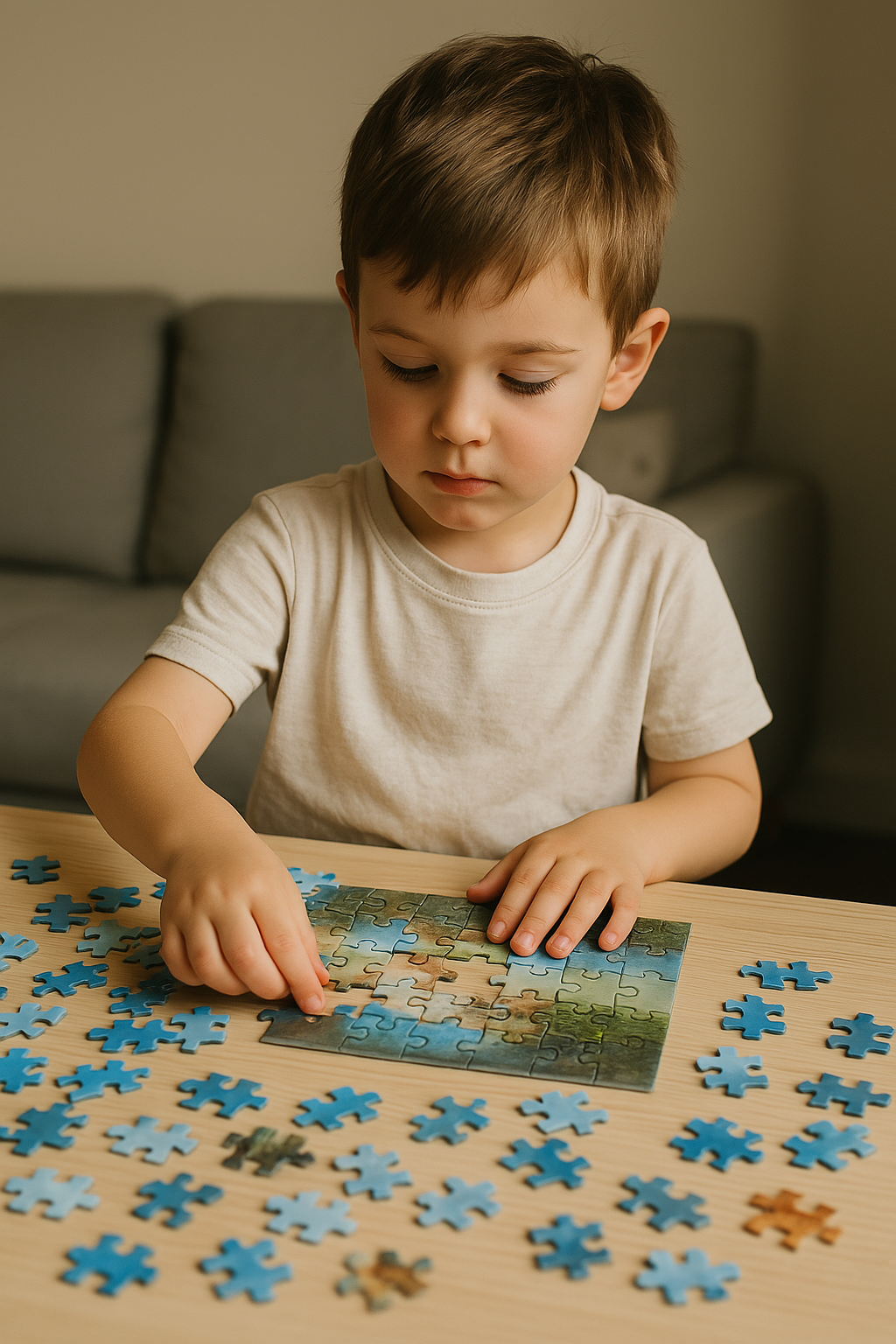 Illustration for Puzzle for a 6-Year-Old: How Many Pieces?