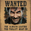 Wanted for leaving toilet seat up