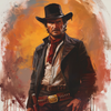 Cowboy Painting