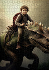 Kid on a Dinosaur Puzzle