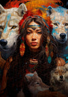 Indian with Wolves Puzzle